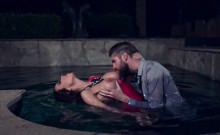 Luscious Whore Twat Pounded By The Pool