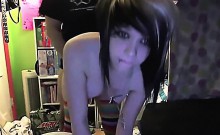 Hot Goth Fucks With Boyfriend On Camera
