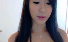 Cutest Asian Webcam Chick Striptease