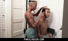 Familydick - Hot Identical Twins Jerk Off Side By Side