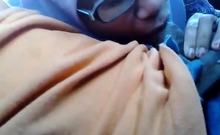 malay-tudung specky isap konek