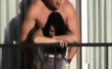 Couple Fucks On Hotel Balcony