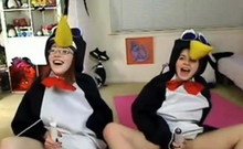 Teen Penguins On Cam