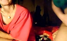 BBW girl and her granny on webcam