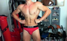 Beautiful Twink Strips On Webcam