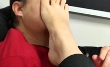 Black Amateur Explore Hot Foot Fetish