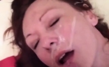 Homemade russian girl facial