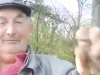 Grandpa in park