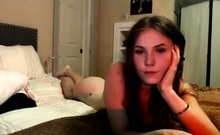 Hot amateur webcam teen masturbates for their fans