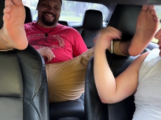 Devon Big Feet Fit Perfectly In Chub Matts Mouth