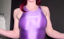 Amateur Redhead Masturbates Then Gives A Blowjob