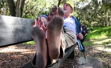 Richard Lennox Lets You Experience Foot Fetish In The Park