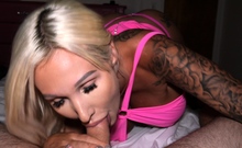 Busty amateur blonde gf hardcore sex with her bf