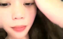 Amateur Asian teen sucks this big hard cock