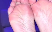 Maitresse Madelines solo foot fetish POV