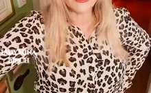 Lovely Blonde With Tight Pussy Masturbate Solo