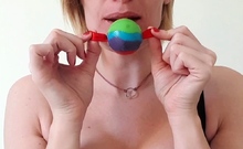 Lovely Blonde With Tight Pussy Masturbate Solo