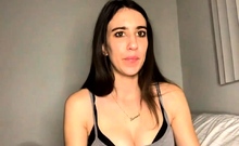 Hottest brunette solo webcam masturbation 2