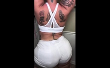 Amateur Striptease And Solo Masturbation