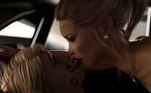 Car Sex With A Voluptuous 3d Stepmom