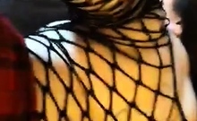 Amateur Brunette Doggystyle Fucks A Big Cock