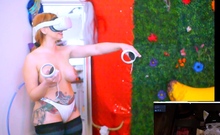 Kinky milf redheads anal solo dildo masturbation