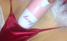 French Milf Noel Masturbates With Vibrator For Xmas