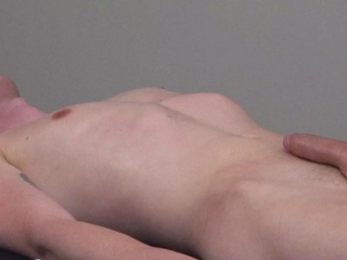 Gay has cock stroked by masseur