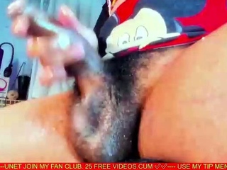 Jerking off shemale tranny solo play