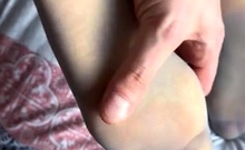 Amateur Foot Fetish Girlfriend Sucks and gives a Footjob