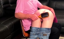 Amateur ass fucking and spanking