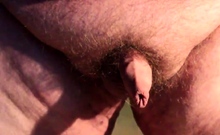 Chubby Guy's Little Joystick Swings Freely