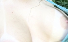 Great Big Boobs On Masturbating Redhead