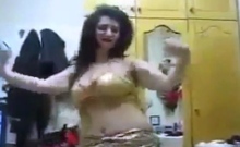 Arab Milf With Big Tits Dances At Home